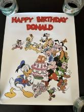 Happy 50th Birthday Donald Poster 19X16