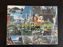 Walt Disney World a Pictorial Souvenir Program Vintage 1977 in Plastic With Backer Board