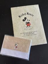 Mickey Mouse Stationary Tokyo With Envelopes and Notepad Walt Disney Productions 1980s-1990s