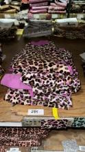 Leopard Pink Acid Leather