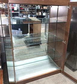 Cabinet with Glass Shelves