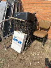 Shopping Cart, Trash Can Casters, Chair, Handle Bar