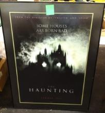 LARGE FRAMED "THE HAUNTING" MOVIE POSTER - PICK UP ONLY