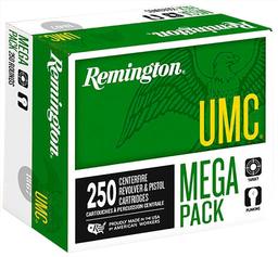 Remington Ammunition 23731 UMC Mega Pack 38 Special 130 gr Full Metal Jacket FMJ 250 Per Box