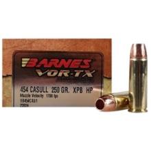 Barnes Bullets 22024 VORTX Handgun 454 Casull 250 gr Barnes VORTX XPB 25 Per Box 10 Cs