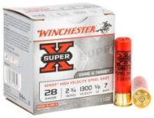 Winchester Ammo WE28GT7 Super X Xpert High Velocity 28 Gauge 2.75 58 oz 1300 fps 7 Shot 25 Bx