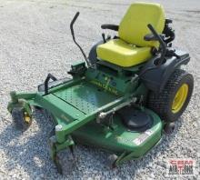 John Deere 727A Mid-Mount Mower, 23Hp Kawasaki, 54" Deck, S# 20557