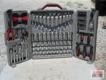 Crescent...SAE & Metric Tool Set w/ Molded Storage Case... Pliers, Drill Bits, Ratchets, Adapters, D