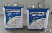 Weld-On 705 PVC Industrial Grade 1 Gallon(+/-) - Set of 2 *BLF