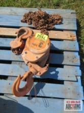 Orange 3 Ton Chain Hoist