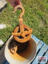 Yale Chain Hoist In Bucket