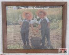 "We're Little Farmers, Too!" 16" x 20" Picture
