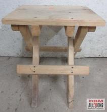 Wooded Folding Foot...Stool / Bench 16" x... 13.5" x 10"