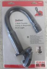 TruePower 30-2524 1 Watt Flexible Clamp & Magnetic Worklight, 80 Lumens...