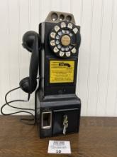 1949 Western Electric 181G 3 slot coin payphone telephone