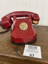 1930s RED Automatic Electric model 40 non dial desk telephone