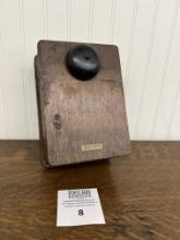 early 1900s Western Electric model 273F oak telephone subset
