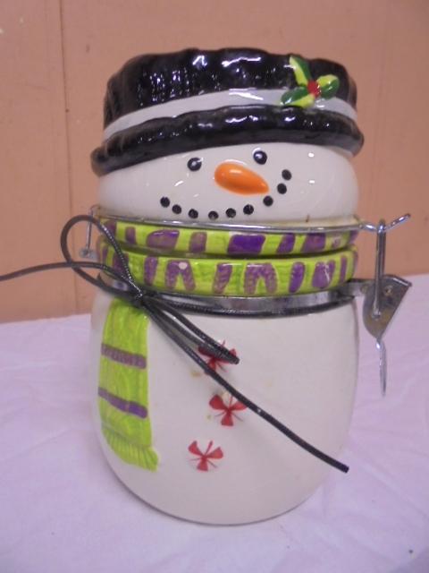 Snowman Cookie/Candy Jar