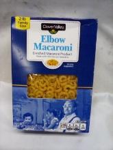 Clover Valley Elbow Macaroni 2lb Box.