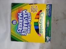 Crayola 10 Pack Ultra Clean Washable Markers.