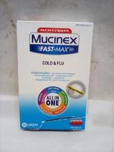 Mucinex Fast-Max Cold & Flu. 20 Caplets.