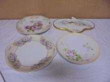 Group of 4 Antique Bavaria & Germany Porcelain Plates