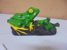Cast Iron Mechanical Frog Bank