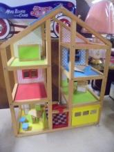 Wooden Play Doll House