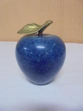 Solid Marble Apple Paperweight