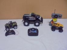 3pc Group of R/C Trucks w/ Controllers
