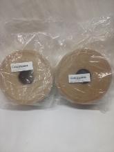 Water activated 3 in box tape. 2-7in diameter rolls