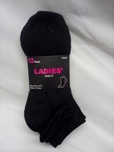 Ladies Ankle Socks. Qty 12 Pairs. Size: 4-10