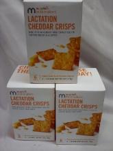 Milk Makers, Lactation Cheddar Crisps 3 boxes of 6 – 1oz bags