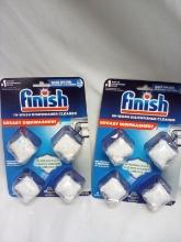 Finish In-Wash dishwasher cleaner, qty 2 -4 packs