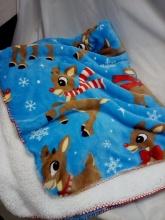 Rudolf blanket, soft, 62in x 43in