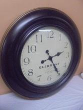Large Glenmont Clock Co Round Wall Clock