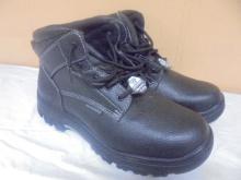 Brand New Pair of Men's Sketchers Leather Steel Toe Boots