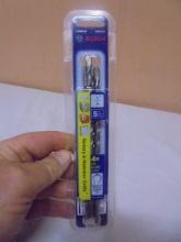 5pc Set of Bosch 1/4in Rotary & Hammer Drills