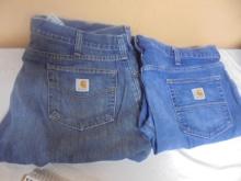 2 Pair of Men's Carhart Jeans