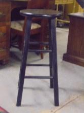 Solid Wood Painted Stool