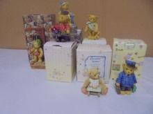 Group of 6 Cherrished Teddy Figurines