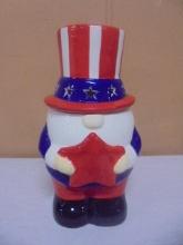 Uncle Sam Musical Cookie Jar