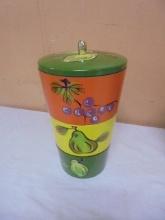 Vintage 3pc Stacking Snack Container