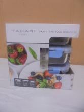 Tahari Home 3 Pack Glass Food Storage Set
