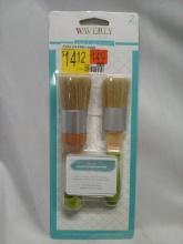 Waverly 1 1/8” Brush Set- Basecoat and Waxing