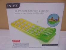 Intex 18-Pocket Pool Lounge