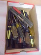 Group of Assorted Screwdrivers & Files