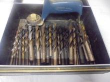 Large Group of Drill Bits & Stanley Drill Guide