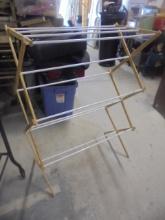 Wooden Folding Clothes Dryer Rack