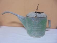 Vintage Galvinized Metal Watering Can